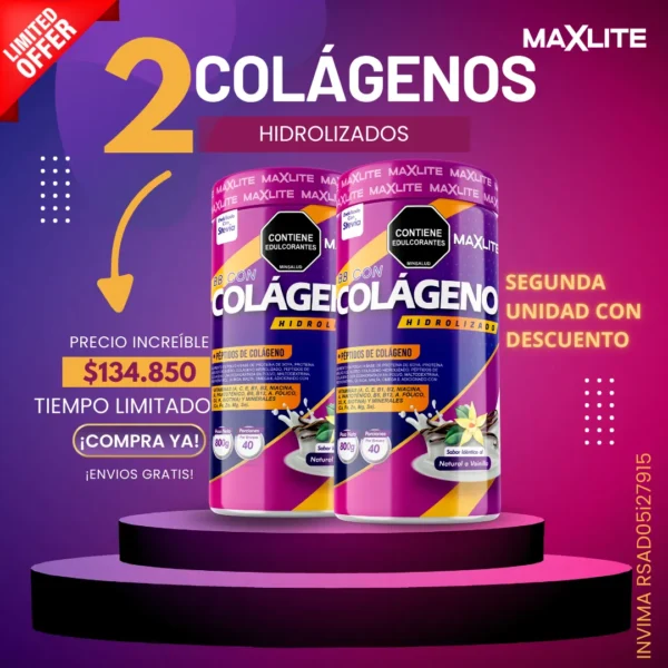 Colágeno Hidrolizado MaxLite 800 gr